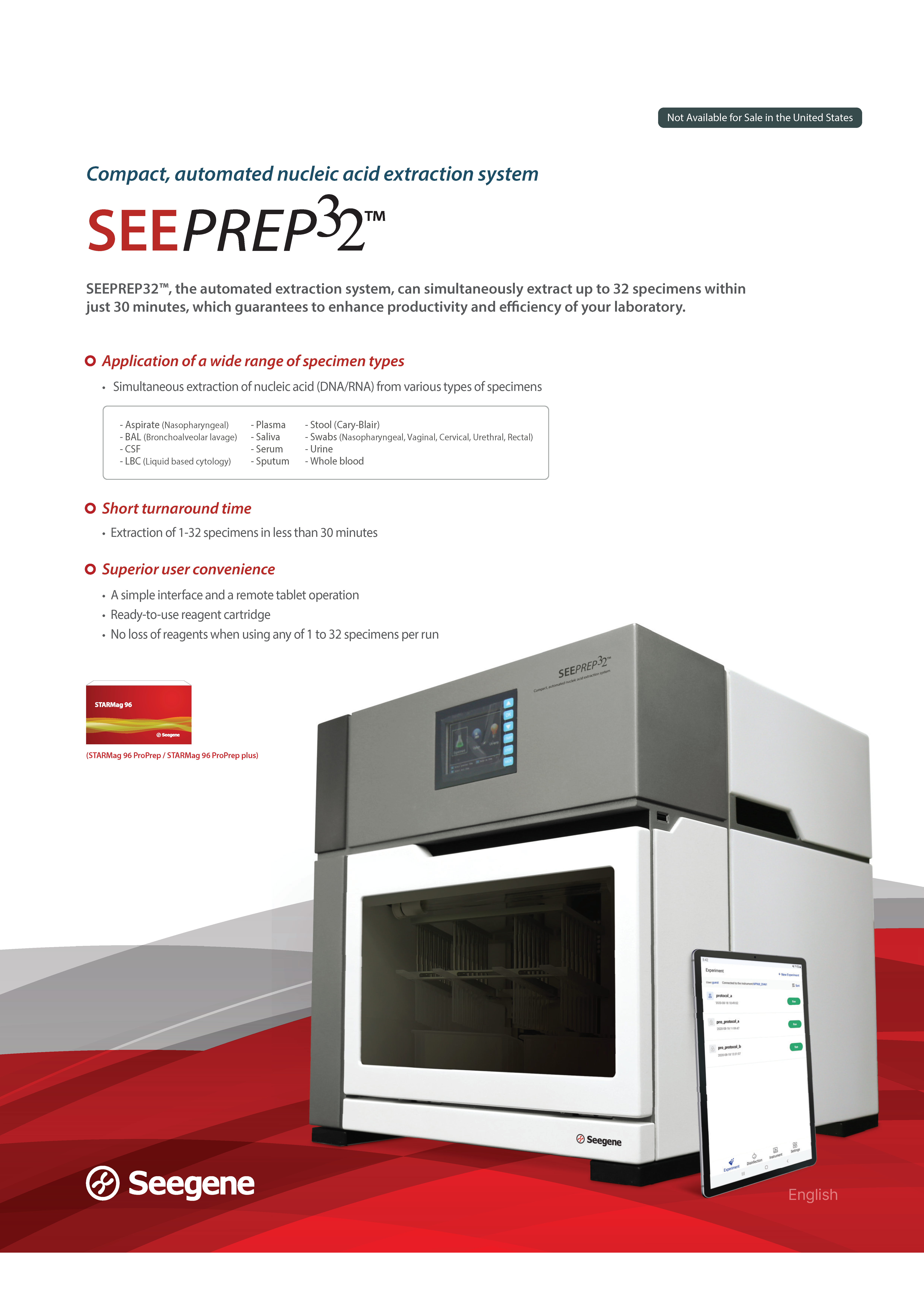 Seegene SEEPREP32&trade;